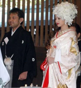 沢尻エリカと高城剛の結婚式の写真